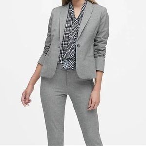 Banana republic light gray blazer (petite)